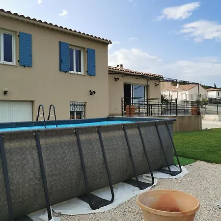 Villa Moderne Sur Les Hauteurs D'aramon Aramon